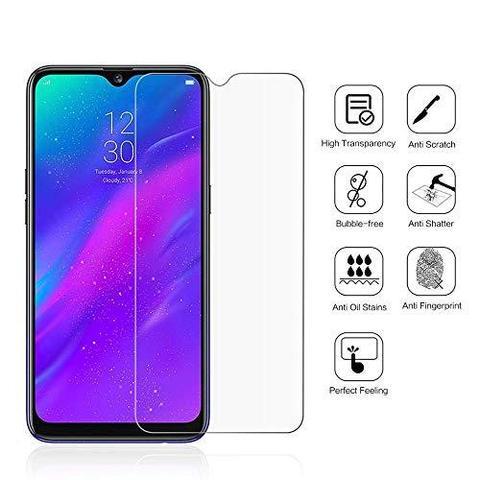 Kính cường lực trong suốt Realme C2 (Kèm miếng lau)