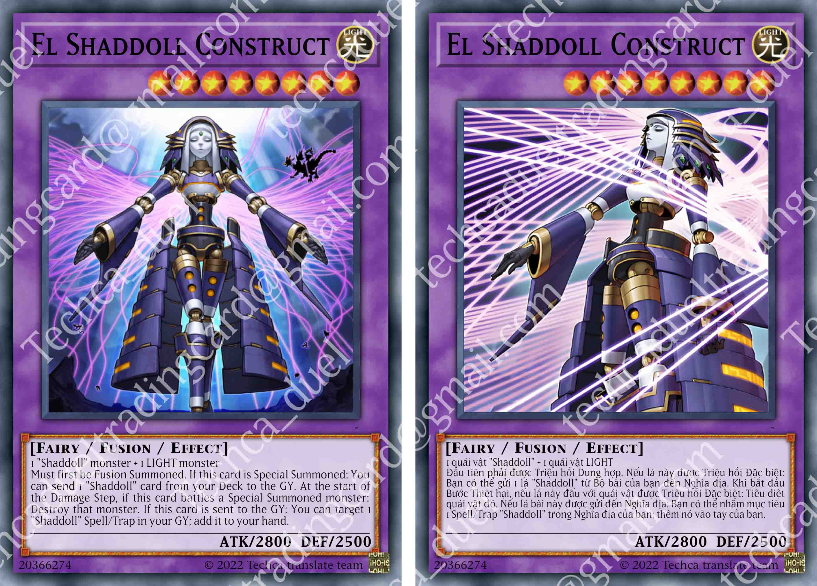 [Bài In Tiếng Việt] Bộ bài Yugioh - Structure Deck - Shaddoll Showdown Deck