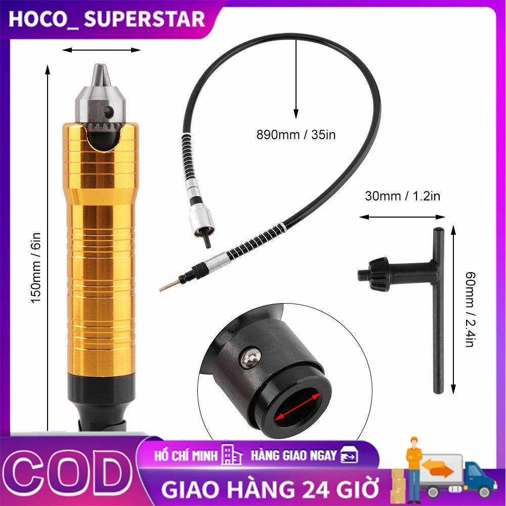 Dây chuyển động nối dài 6mm cho máy khoan điện máy mài thẳng D3
