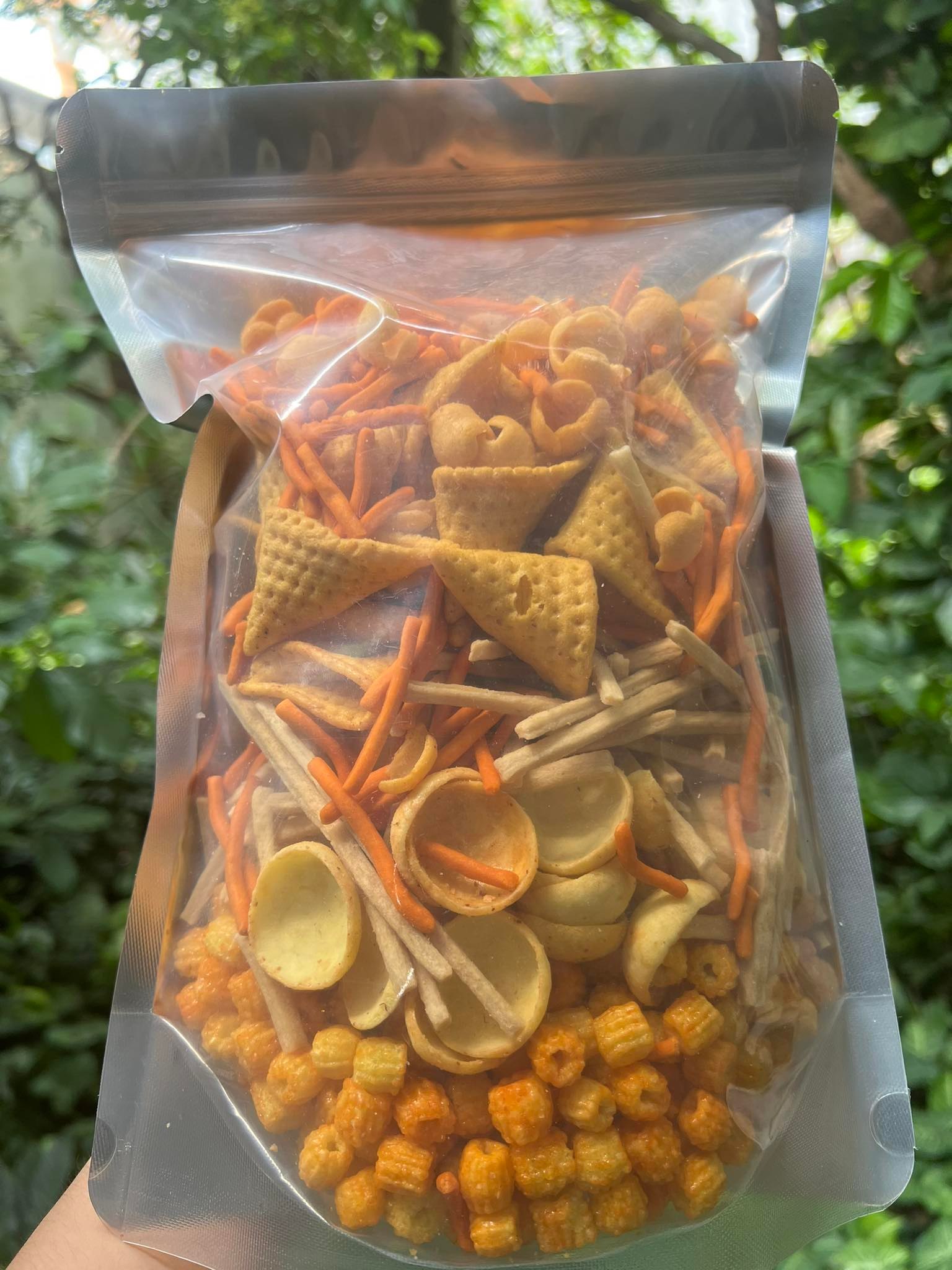 COMBO 500G TÁ LẢ + 500GR SNACK SÒ PHÔ MAI