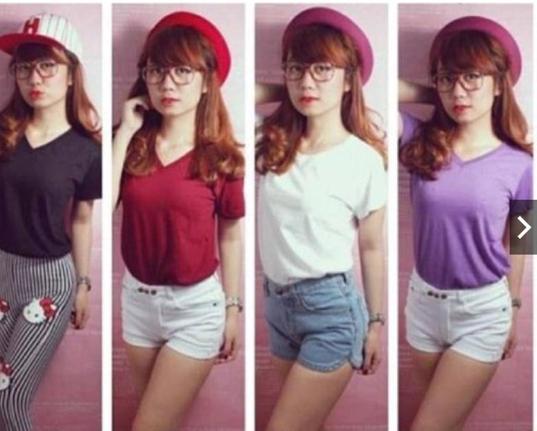 Áo thun body nữ cổ tim