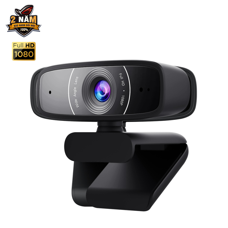 Bảng giá [Tặng kèm chuột Cerberus] ASUS Webcam C3 1080p 30 fps, micro chuyên nghiệp Phong Vũ
