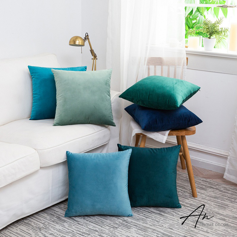 Vỏ bao gối tựa sofa vuông 45x45 (Chỉ gồm vỏ gối vuông không kèm ruột)