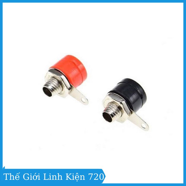 Jack nối JS90 ngắn hai màu đỏ đen