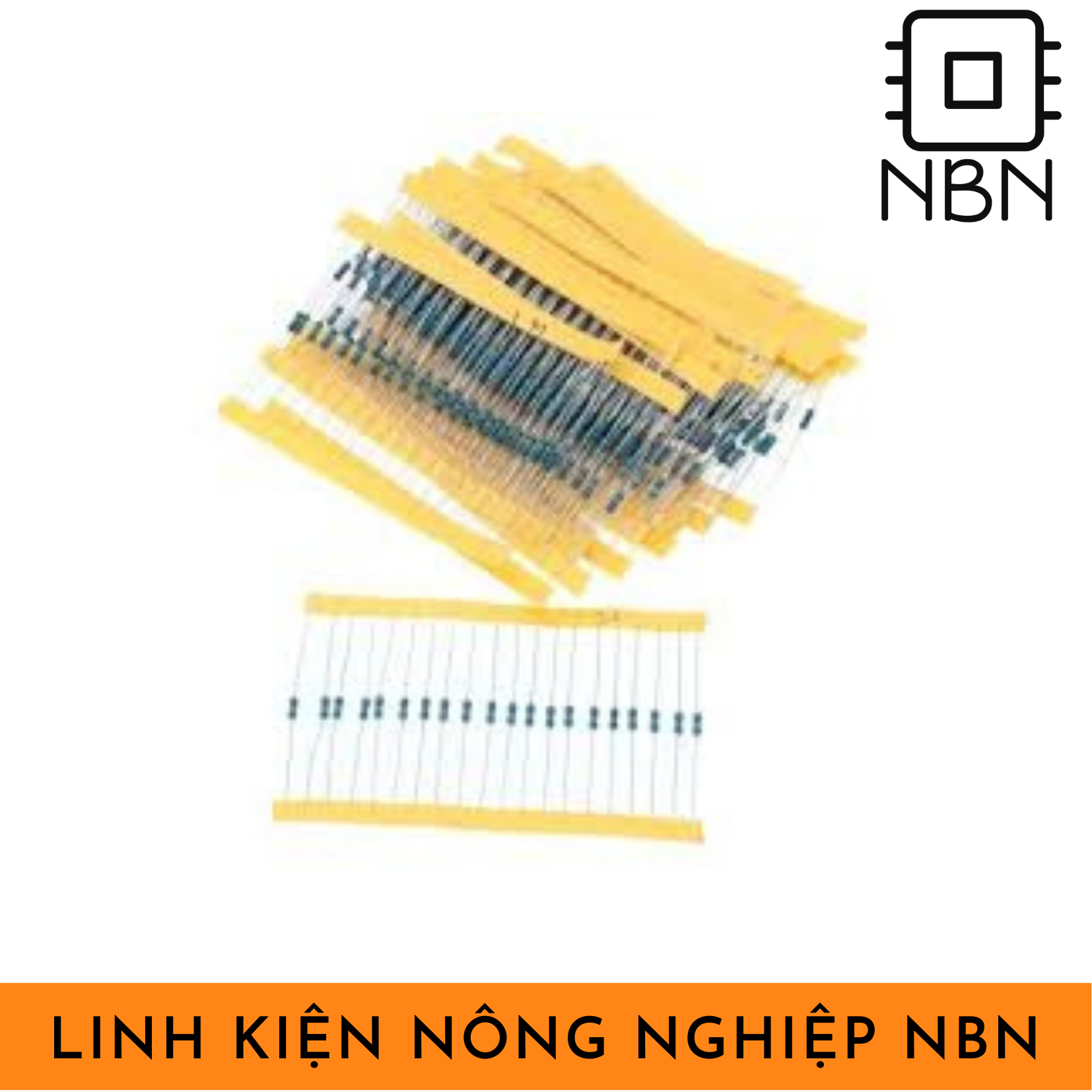 Điện trở 1/4W 5% (100k ôm-4M7 ôm)🔥 (Gói 50 con)🔥