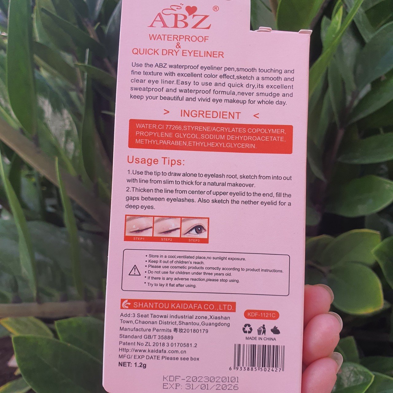 Bút Kẻ Mắt Chân Mèo Chân Mèo ABZ - NKBT