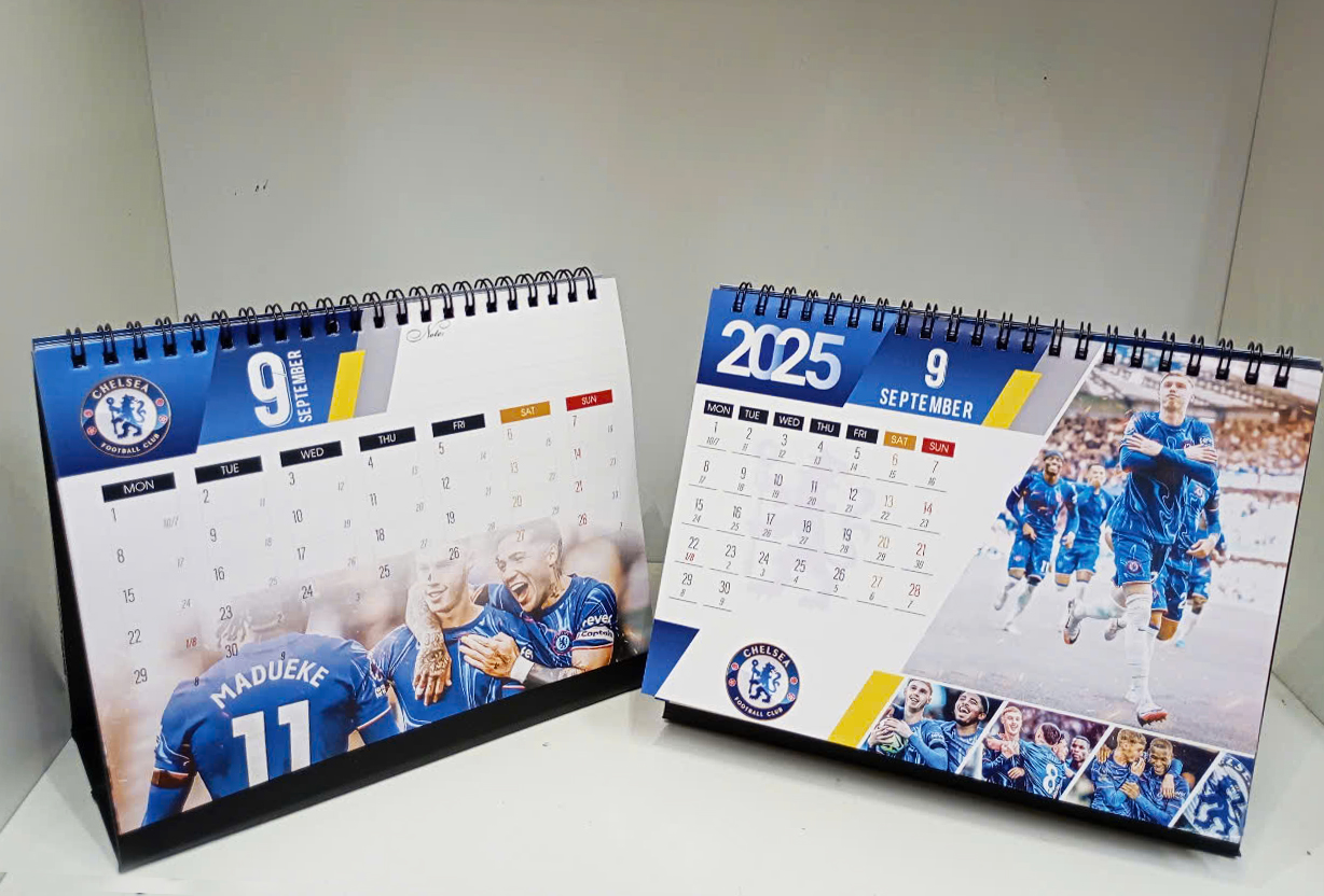 Lịch để bàn Chelsea 2026