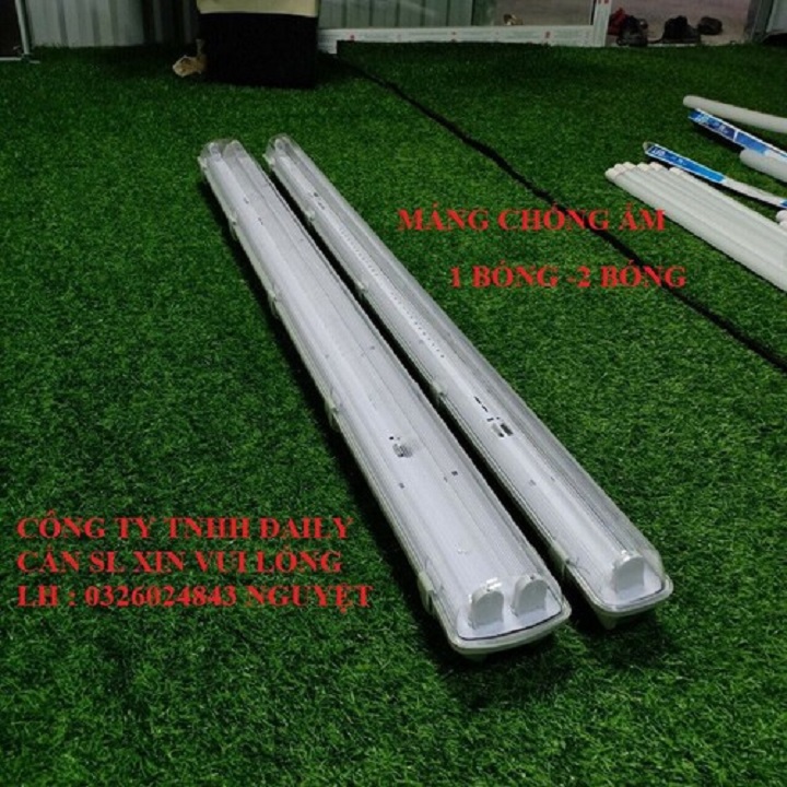 Máng chống thấm đôi 2 bóng 1,2m - Máng đèn led