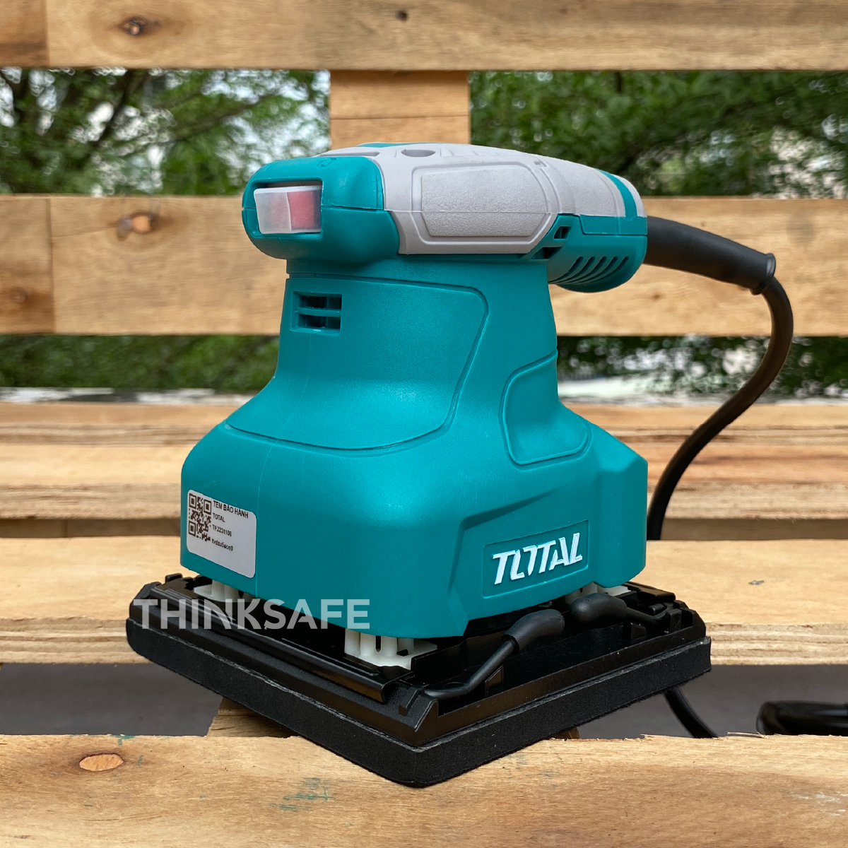 Máy chà nhám điện Total công suất 65 - 1200W gồm chà nhám vuông, chữ nhật, tròn, cọ, Máy chà nhám tăng - Thinksafe