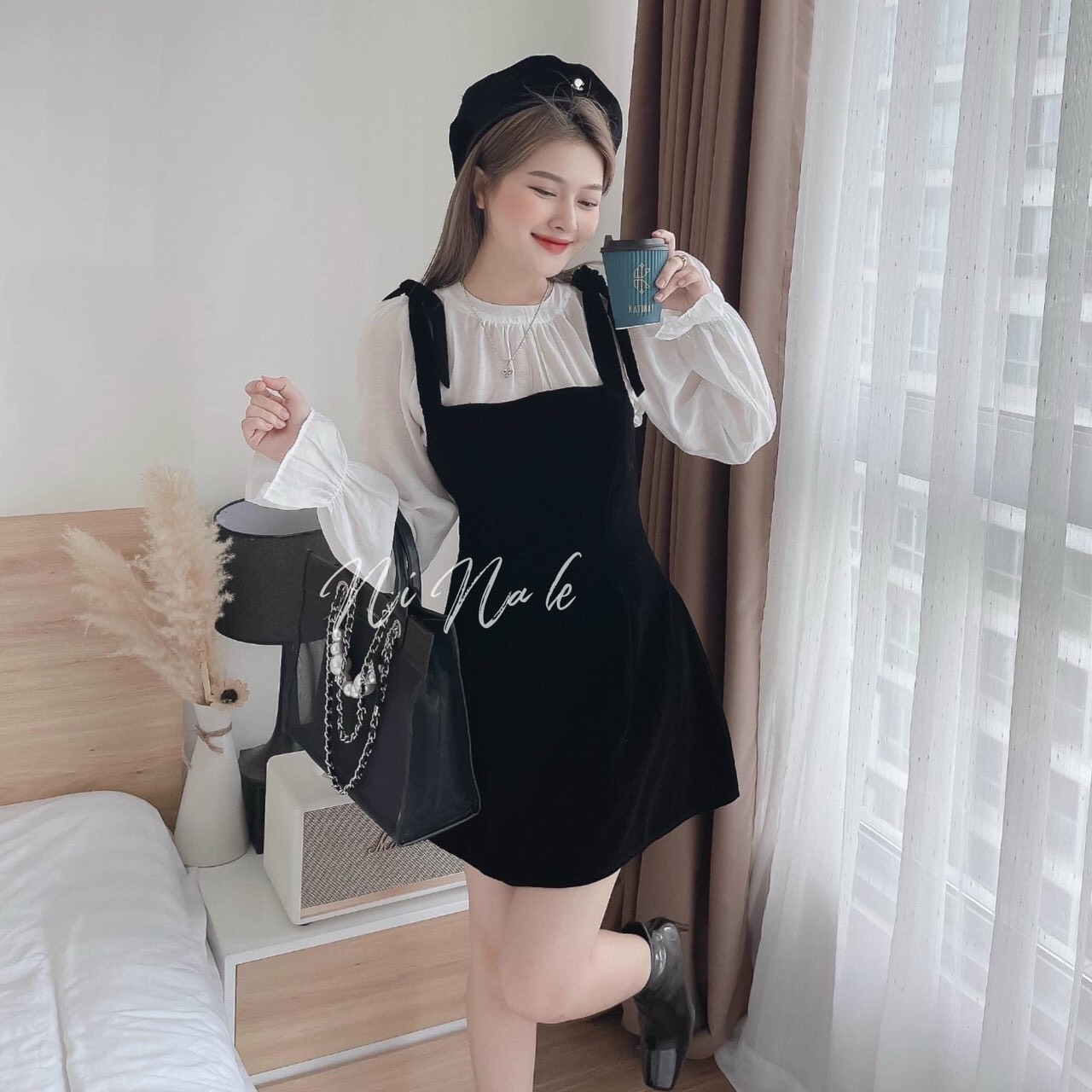Sét Yếm Váy Lụa