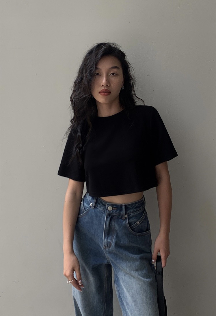 Áo Thun Tay Ngắn Basic, Dáng Croptop - Tharo Clothing [AO00133]