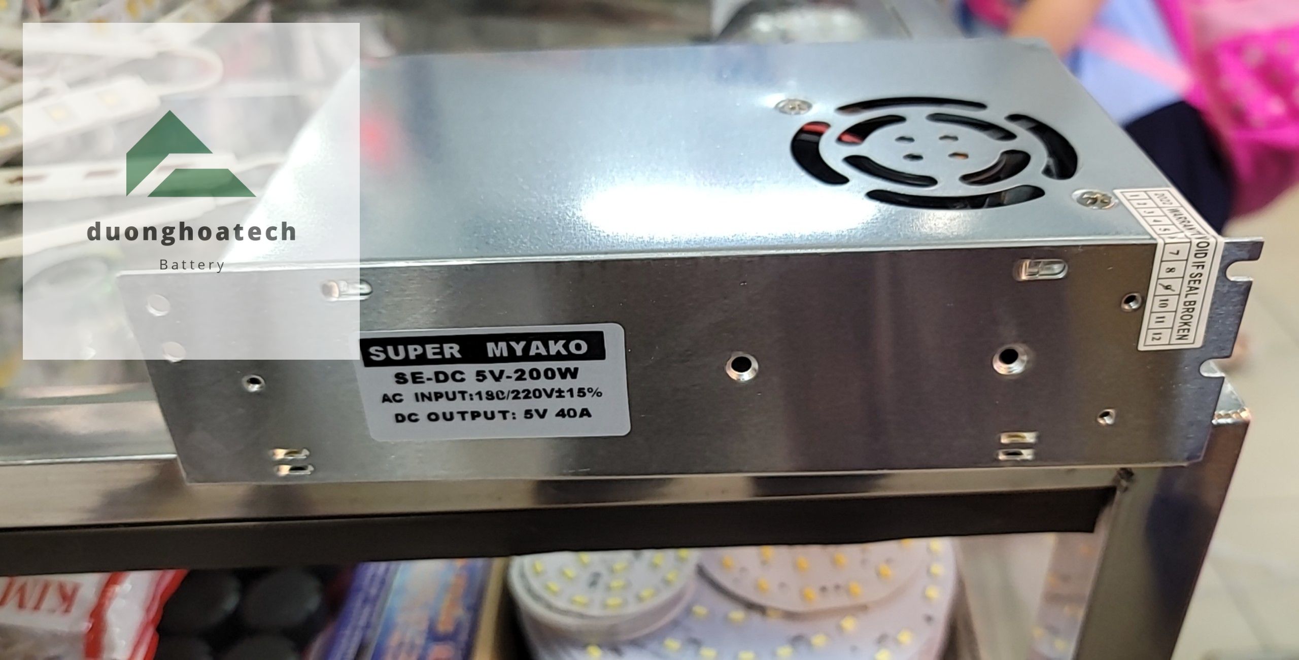 Nguồn Tổ Ong 5V 40A S-200-5 200W