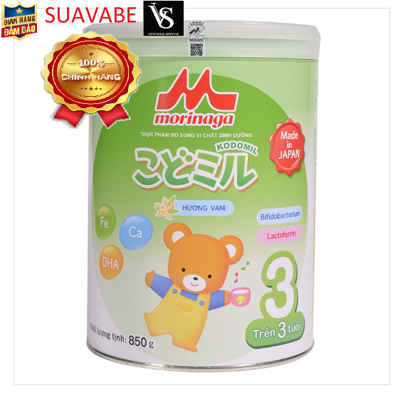 Sữa Morinaga Kodomil số 3 vị vani (216g)