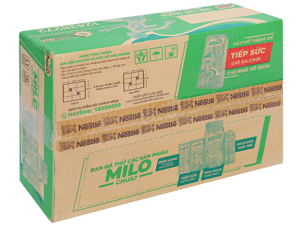 Thùng 48 Hộp Sữa Milo 180ml