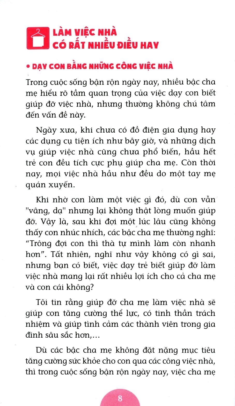Nuôi Dạy Con Kiểu Nh.ật - Dạy Con Làm Việc Nhà (Tái Bản 2019)