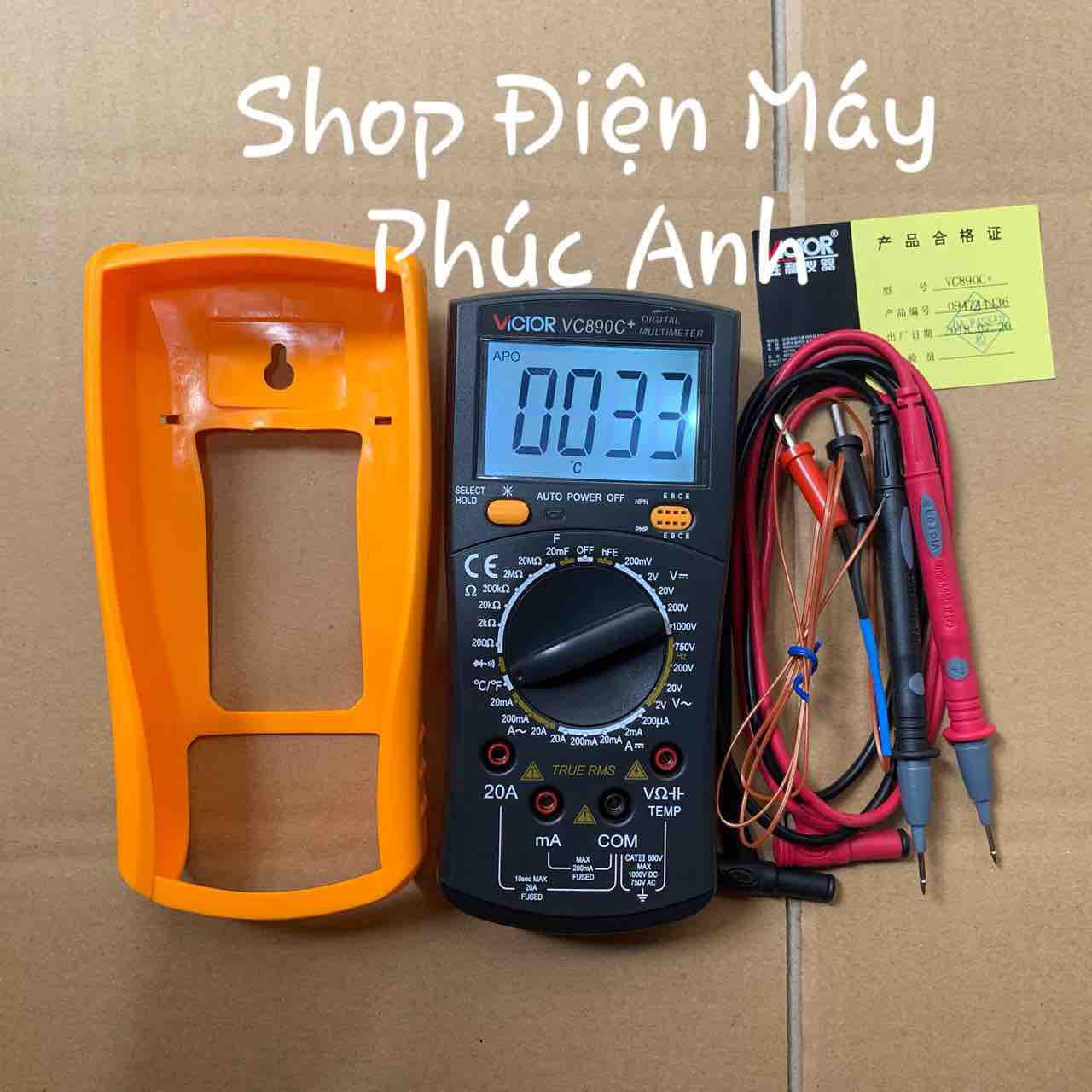 Đồng Hồ Đa Năng Vom VICTOR VC809+
