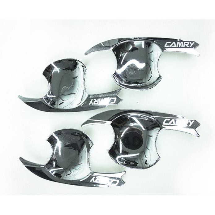 Bộ ốp tay nắm hõm cửa xe #Toyota Camry 2012-2018 - mạ Crom, chất lượng đảm bảo an toàn đến sức khỏe người sử dụng, cam kết hàng đúng mô tả