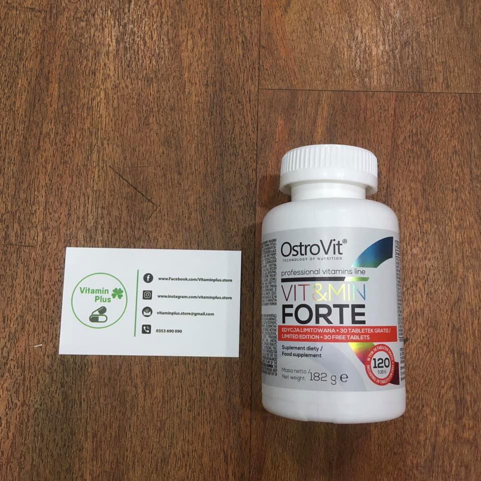 Thực Phẩm Bổ Sung Vitamin và Khoáng Chất Ostrovit VIT&MIN FORTE 120 viên