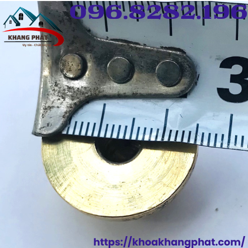 10 đinh mũ đồng 2,5cm trang trí cửa cổng, hàng rào, cửa nhựa