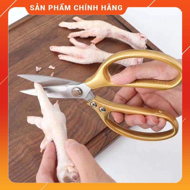 [HÀNG SIÊU TỐT] Kéo cắt gà Nhật sk5 cán vàng