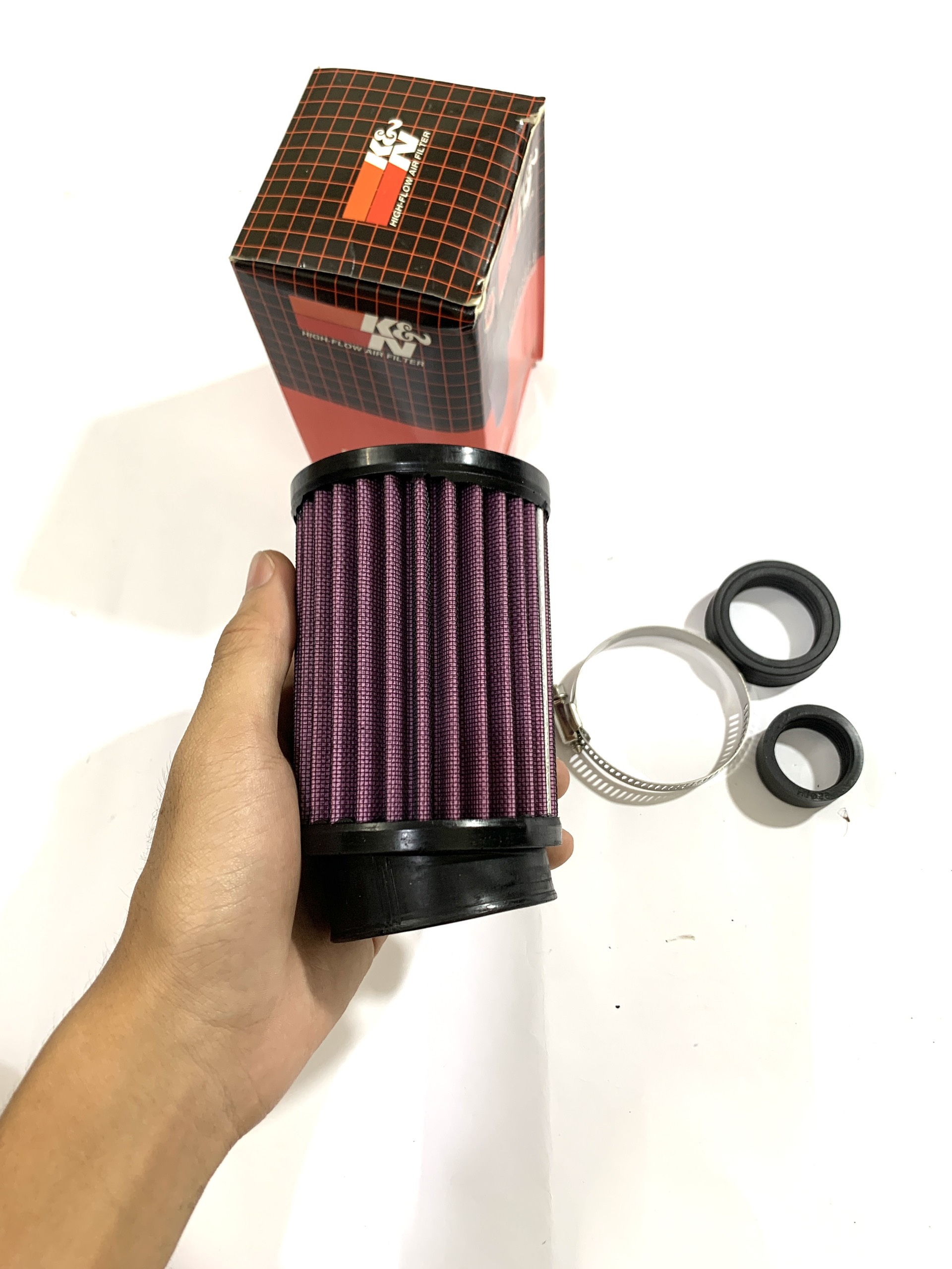 Lọc gió trụ K3 gắn thông dụng các dòng xe.
