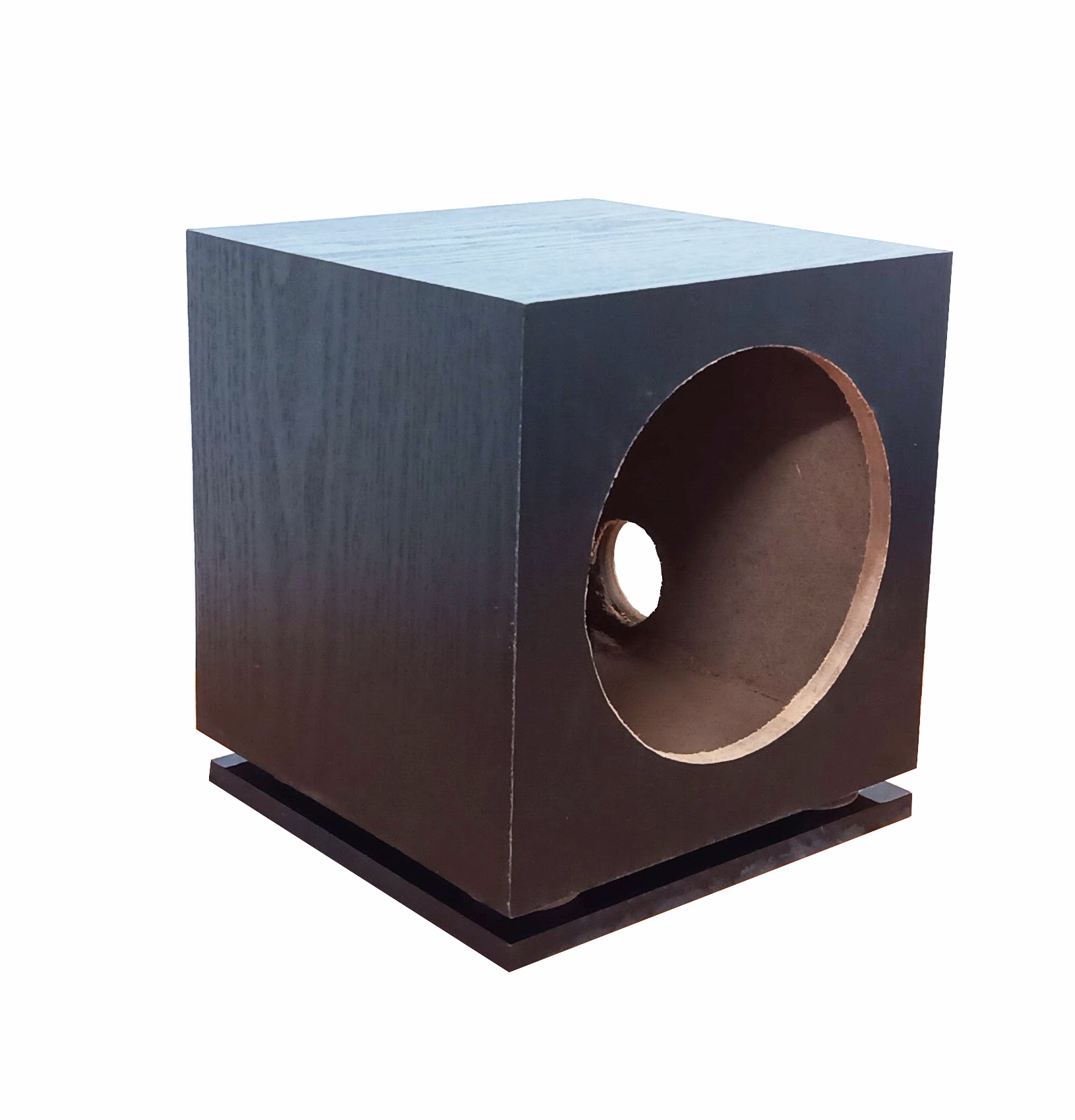 Vỏ thùng loa 10cm dạng sub có đế, dành cho loa 10cm