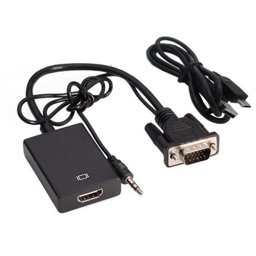 Vga to HDMI Conversion Cable with Audio