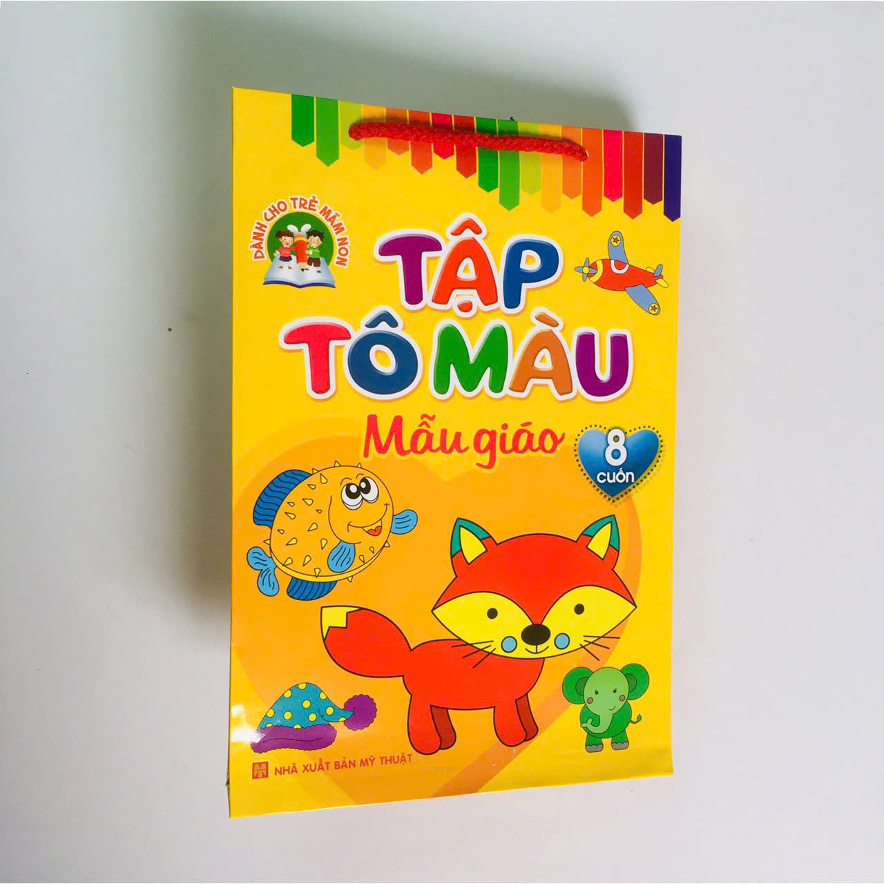 Sách: Combo Tập Tô Màu Mẫu Giáo ( Túi 8 Cuốn)