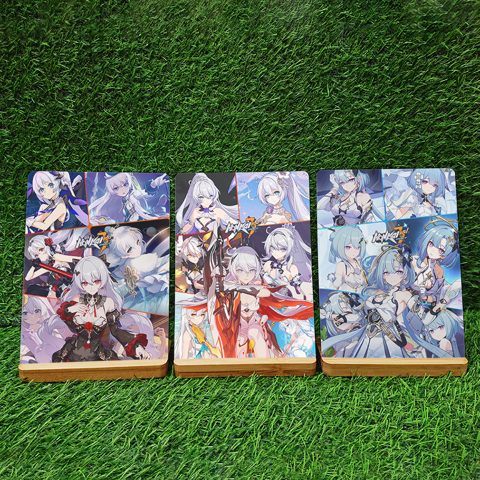 Mô hình Standee hình Honkai Impact 3 (tặng kèm móc khoá)
