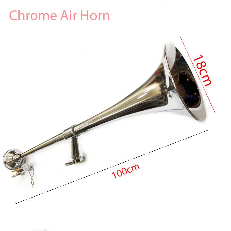 Còi hơi dài 100cm mạ chrome