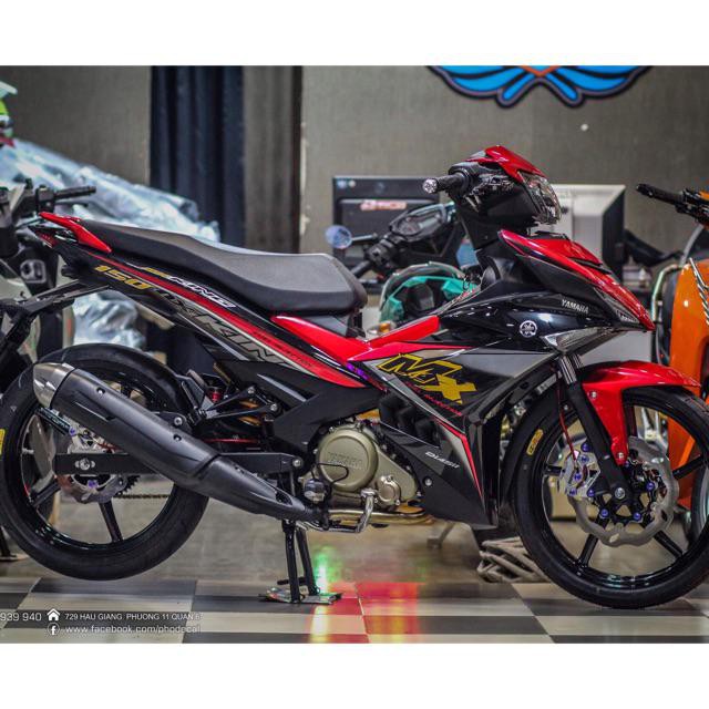 Tem Mx Exciter 150 Rời Đỏ Đen (Bộ)