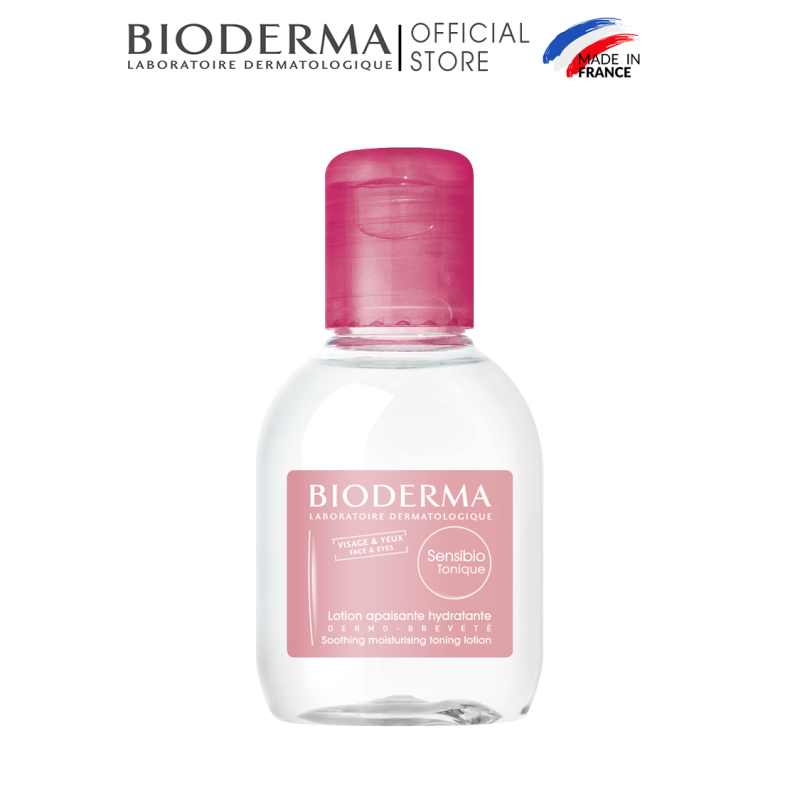 Dung dịch cân bằng dưỡng ẩm và làm dịu cho da nhạy cảm Bioderma Sensibio Tonique - 100ml