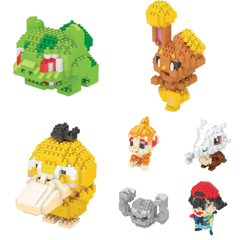 Đồ Chơi Lắp Ráp Hình Pokemon Nhiều Mẫu