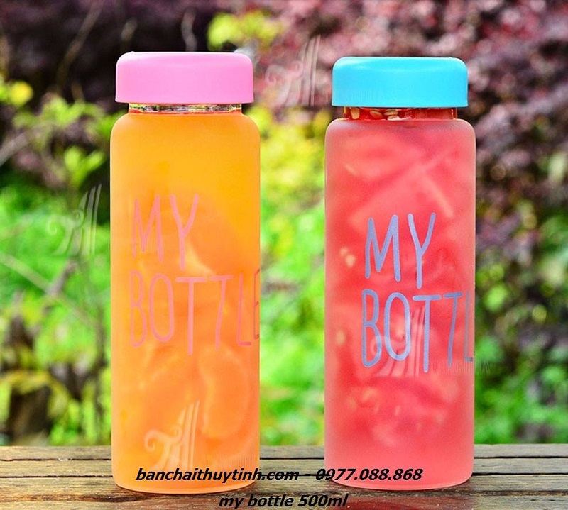Combo 6 bình thủy tinh 500ML đựng nước ép
