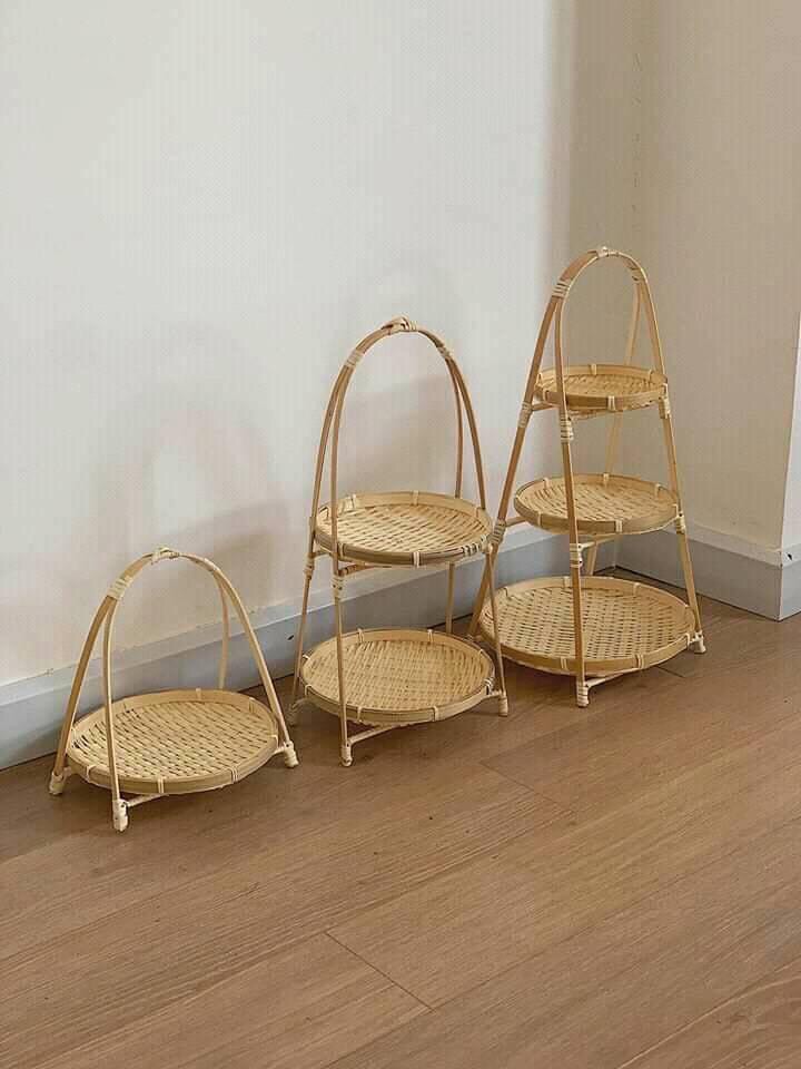 Mẹt tre 1 tầng ( gồm 1 mẹt và kệ 1 tầng)