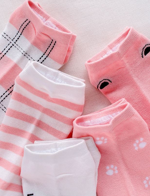 Set 10 Đôi Tất Vớ Nữ Ngắn Cổ Ms.Pink