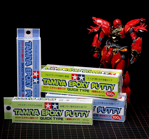 Keo trám sửa chữa mô hình Tamiya Epoxy Putty 25g Quick Type/Smooth Surface
