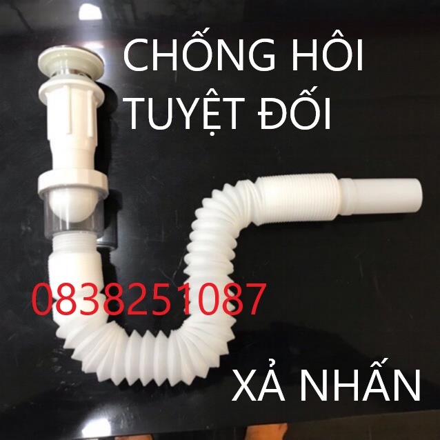 [HCM]{CHỐNG HÔI TUYỆT ĐỐI} Ống Xả XiPhong Bồn Rửa Mặt Lavabo XLB3 XẢ RUỘT GÀ HÀI LÒNG MỌI NHÀ XẢ RUỘT GÀ TRẮNG XẢ NHẤN loại xả ống to dài dày có chống hôi nút nhấn bền tốt xả trắng thì tốt hơn xả màu xám