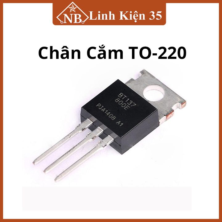 Linh kiện bán dẫn triac bt137-600e 600v -8a to-252/to-220