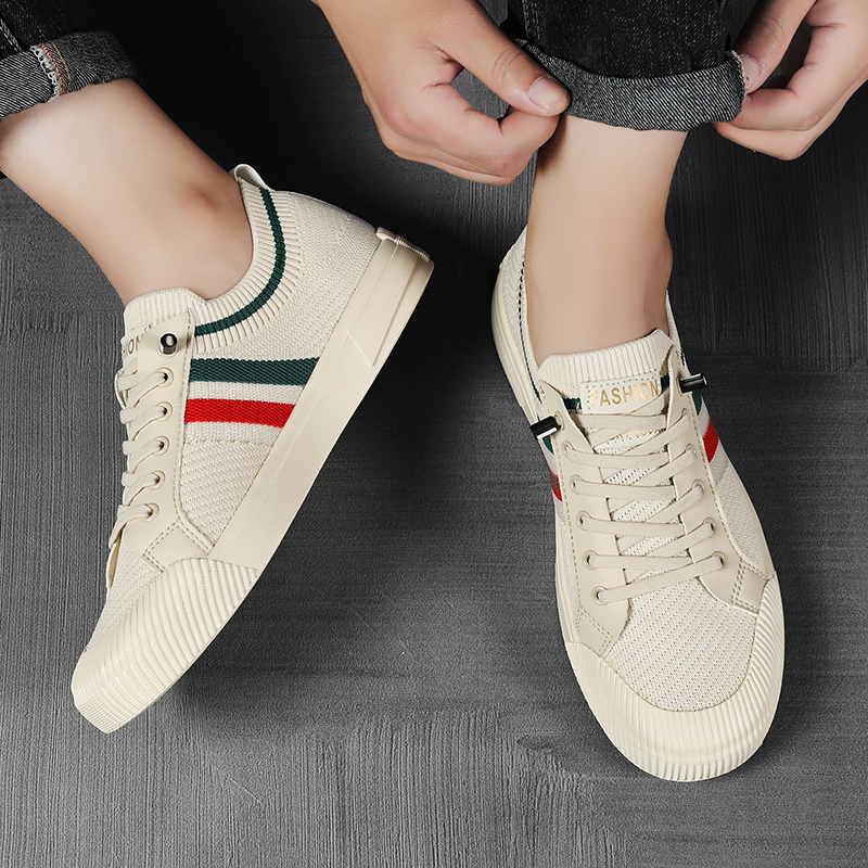 Giày Sneaker Nam Giày Vải Co Dãn Phong Cách 2023
