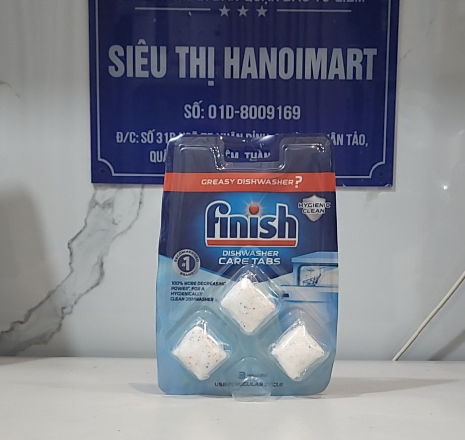 Viên vệ sinh máy rửa bát vỉ 3 viên