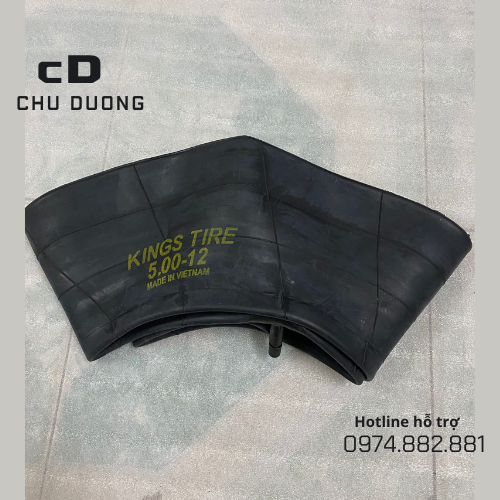 Săm ruột xe 500-12 kingstire dày dặn phù tải nặng tải lớn cho xe 3 bánh xe 4 bánh phù hợp với lốp 450-12 và lốp 500-12