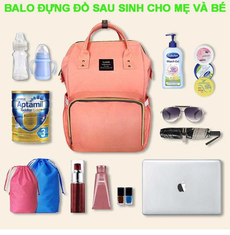 [HCM]Balo đựng đồ sau sinh cho mẹ và bé 104J