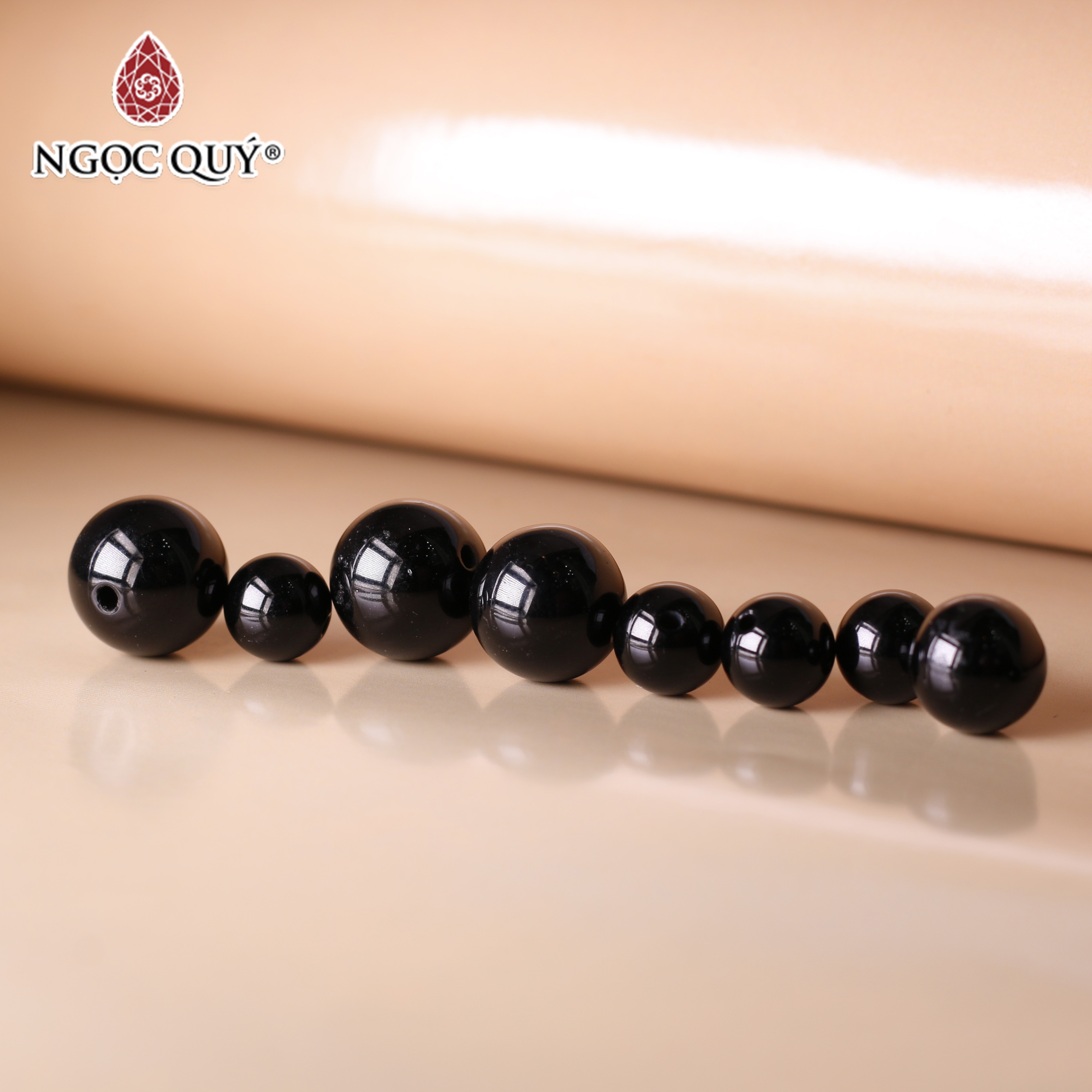 Hạt lẻ đá Obsidian - Ngọc Quý
