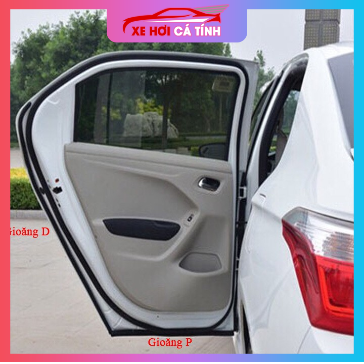 Cao su chữ P, Gioăng P, ron P, cao su chống ồn chữ P, cao su chống bụi, cao su dán cánh cửa, cao su cách âm - 1m gioăng P