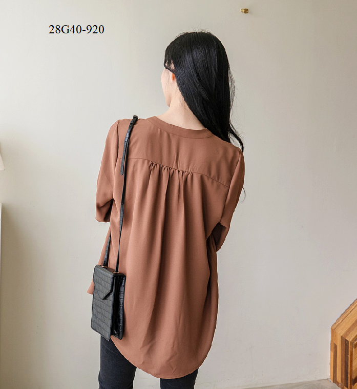 ÁO SƠ MI TAY LỠ BỒNG BỀNH