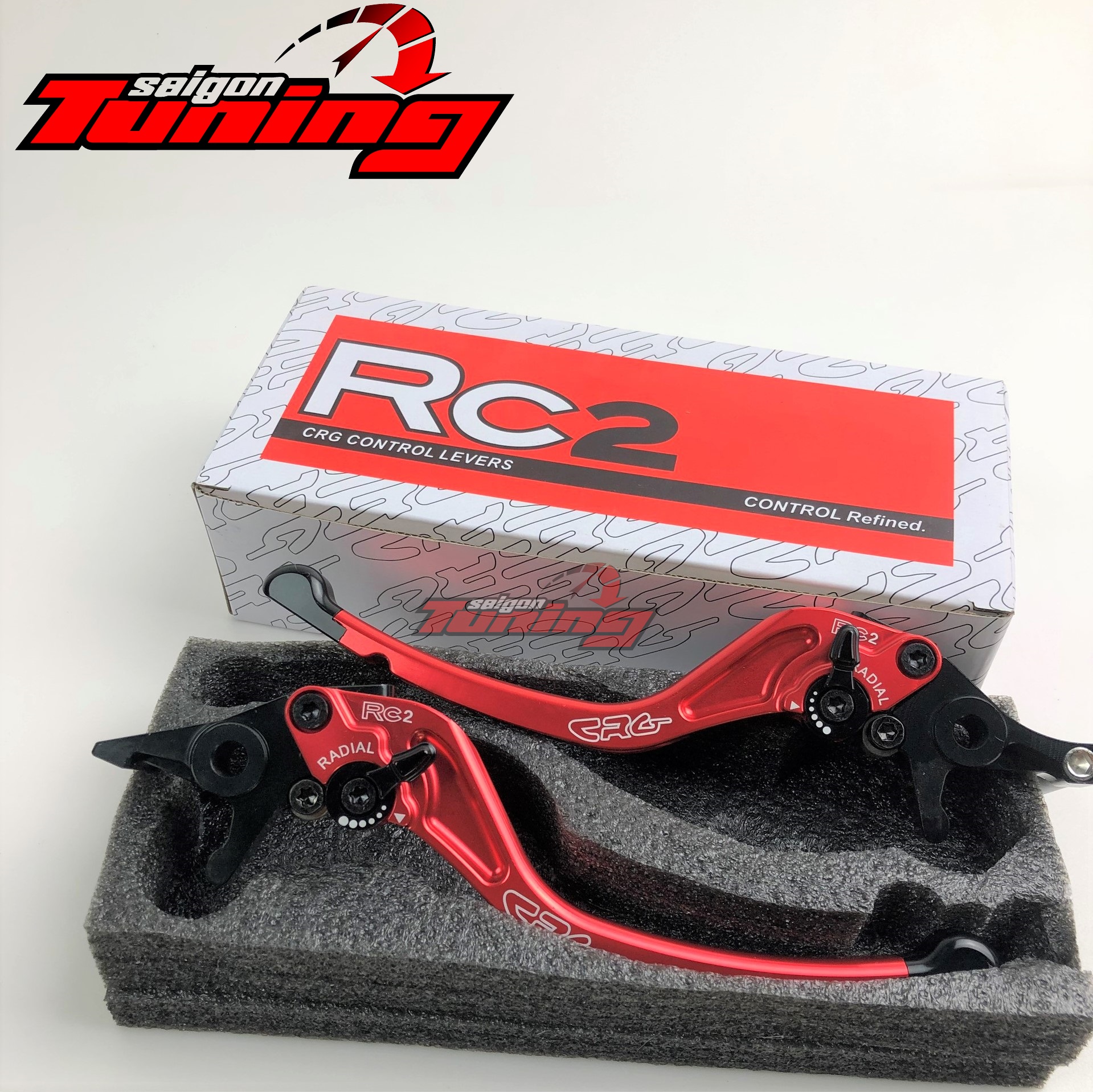 Tay thắng SH 6 số RC2 - Màu đỏ Red