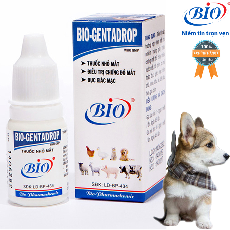 [HCM]Combo 5 chai nhỏ mắt Bio Gentadrop 10ml - 79205