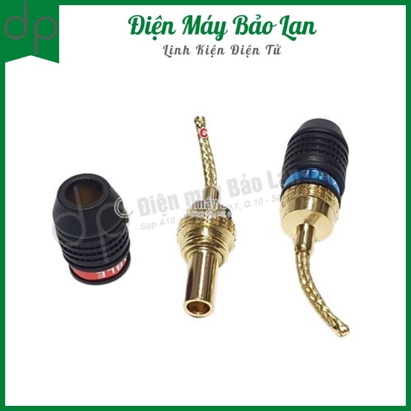 combo 02 Jack cắm loa mỏ chim mềm Monster cao cấp -dienmaybaolan