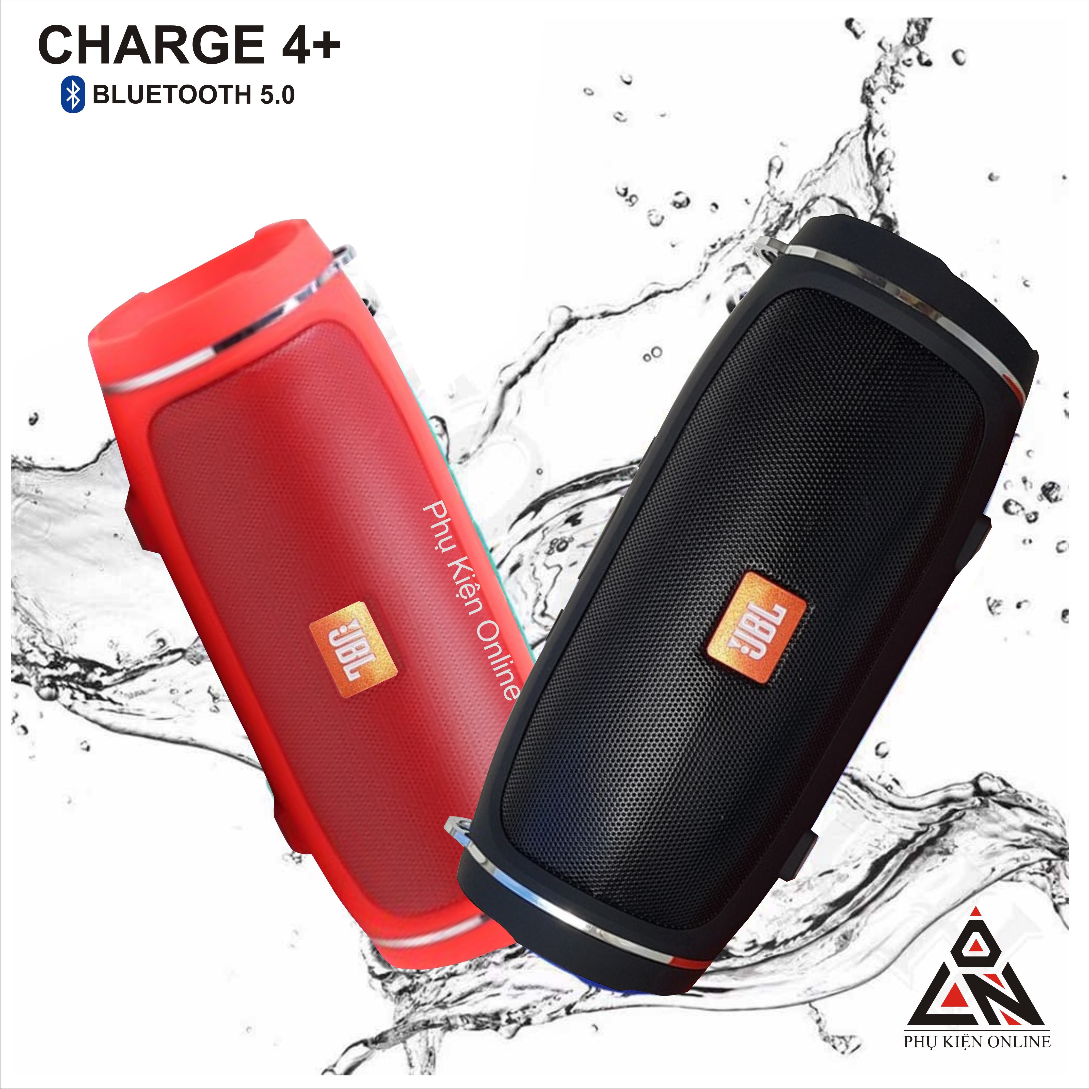 Loa Charges 4+ Kết Nối Bluetooth, USB, Thẻ Nhớ, FM